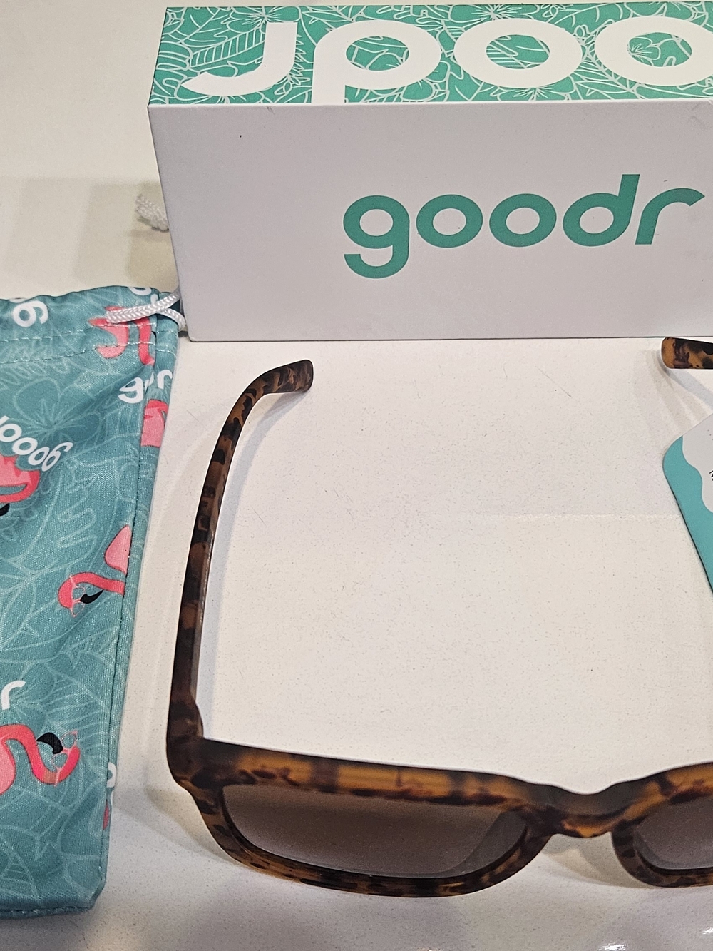Goodr Slate G Not An Actual Professor Tortoise Sunglasses Brown New Box